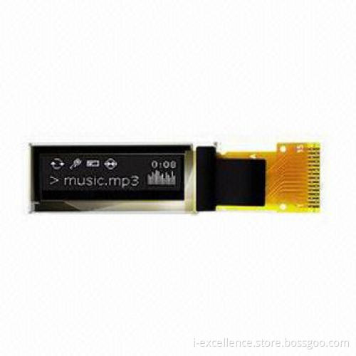 0.91-inch Mobile Phone OLED LCD Display Module with SH1106 Driver IC and Long and Narrow Shape